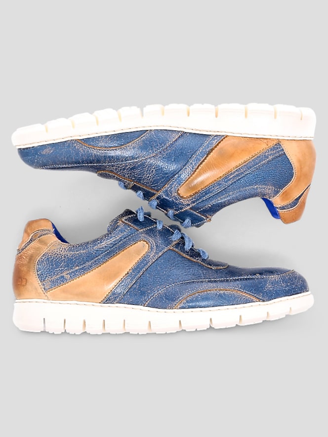 Bedstu Wardell Leather Moc Toe Lace-up Sneakers