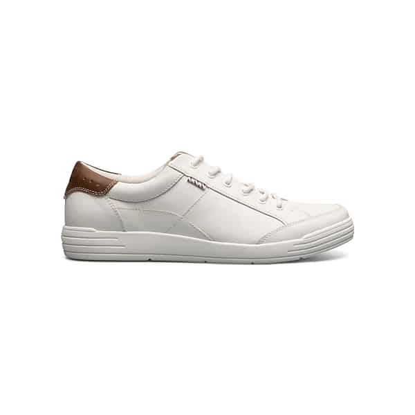 Nunn Bush Men's Kore City Walk Lace-To-Toe Oxford Sneakers White - Size: 10 D-Width