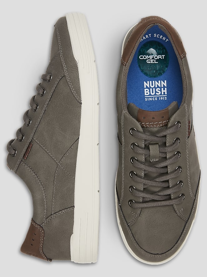 Nunn Bush Kore City Walk Lace-To-Toe Oxford Sneakers, Charcoal - Image 4 of 5