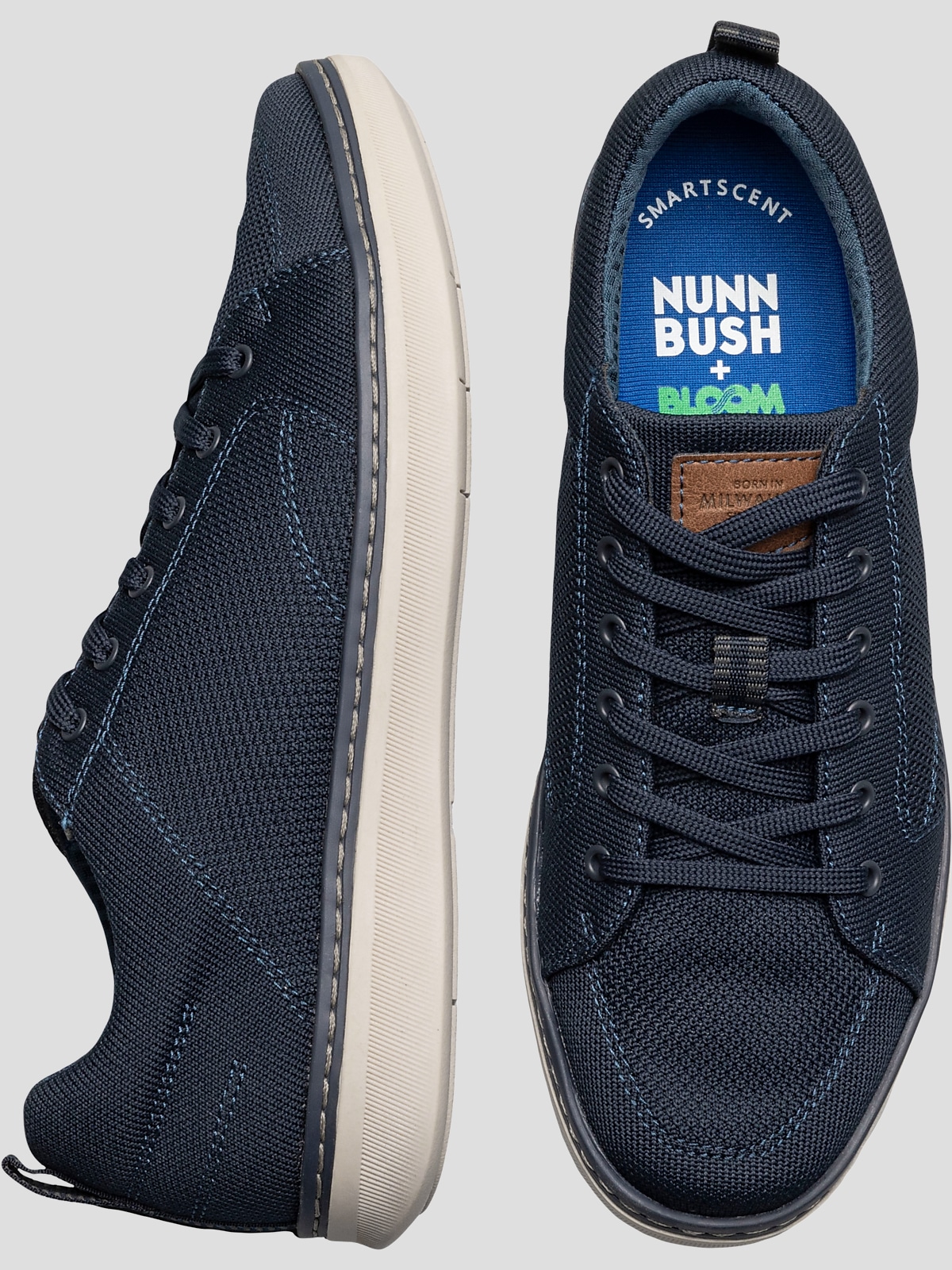 Nunn Bush Aspire Knit Moc Toe Oxfords Sneakers Men s Wearhouse