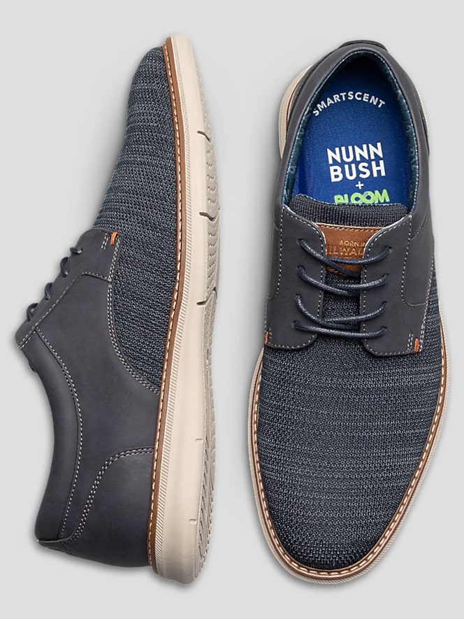 Nunn Bush Chase Knit Plain Toe Oxfords