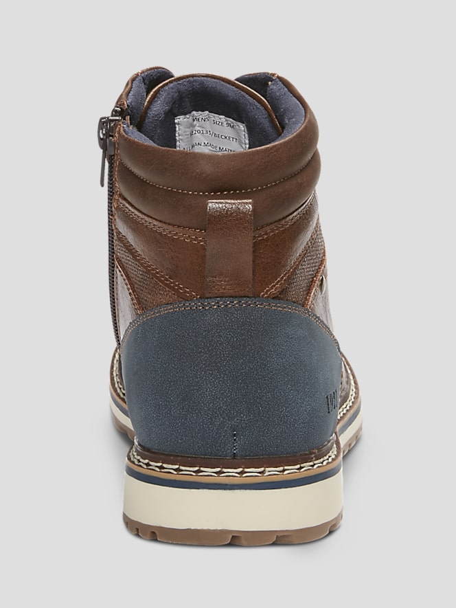 Freeman Beckett Plain Toe Lace-up Boots