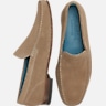 Giovacchini Diego Suede Perforated Moc Toe Loafers
