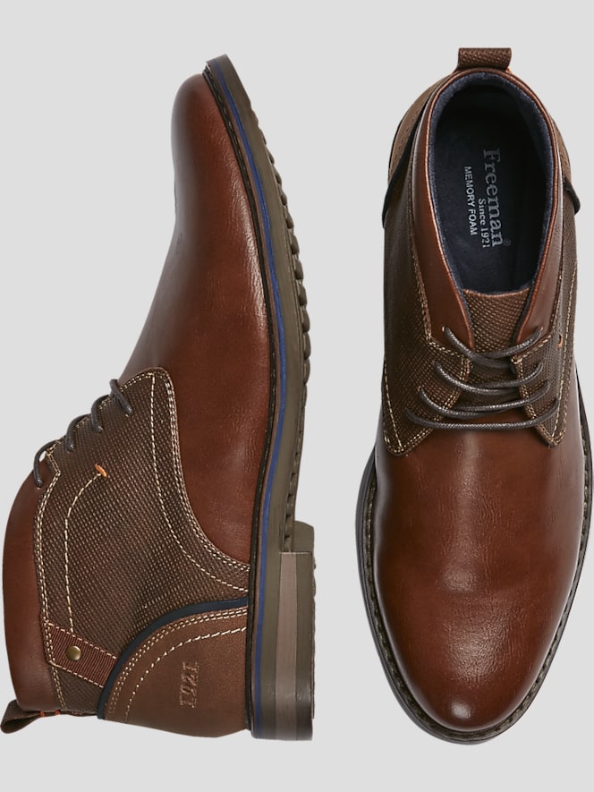 Freeman Brent Plain Toe Chukka Boots