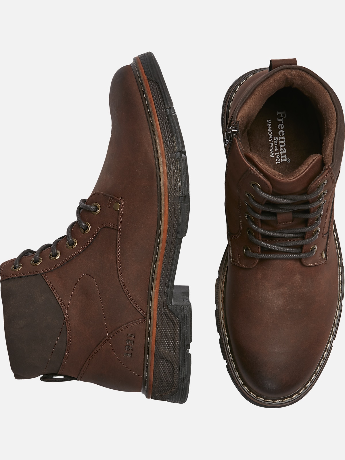 Freeman Dillon Plain Toe Lace Up Boots | Boots| Men's Wearhouse