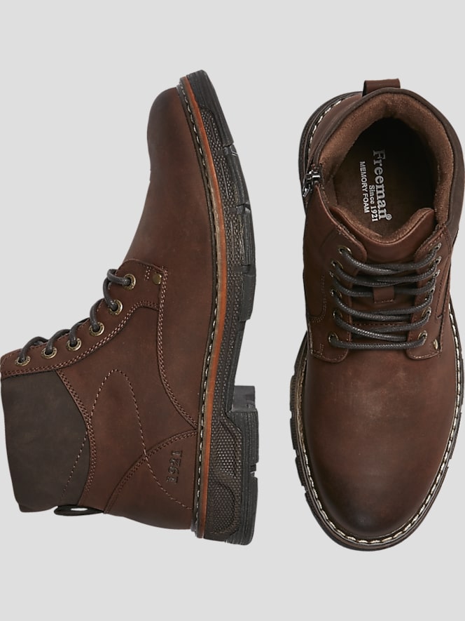 Freeman Dillon Plain Toe Lace Up Boots | Boots| Men's Wearhouse