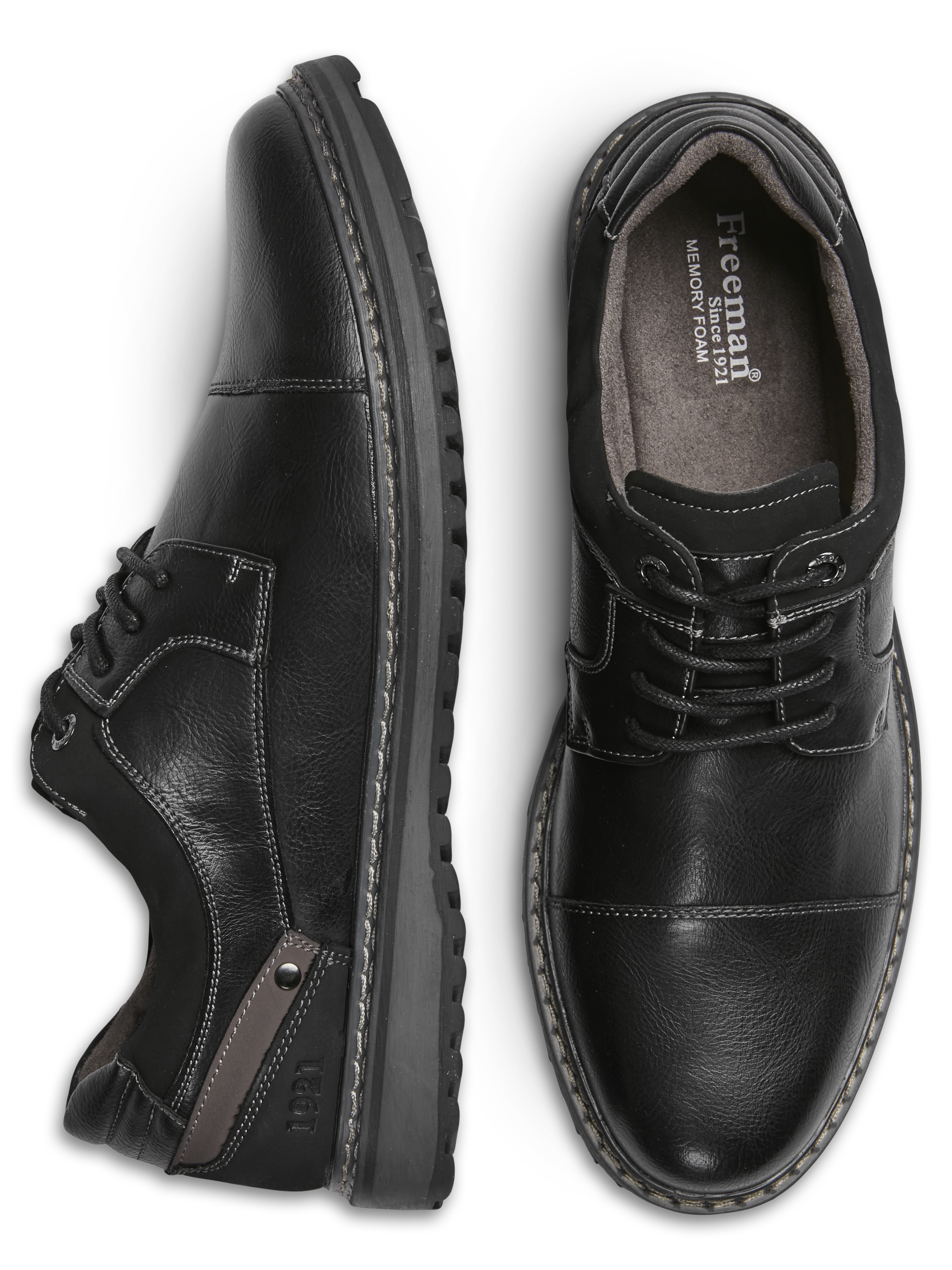 Jason Cap Toe Lace Up Oxfords