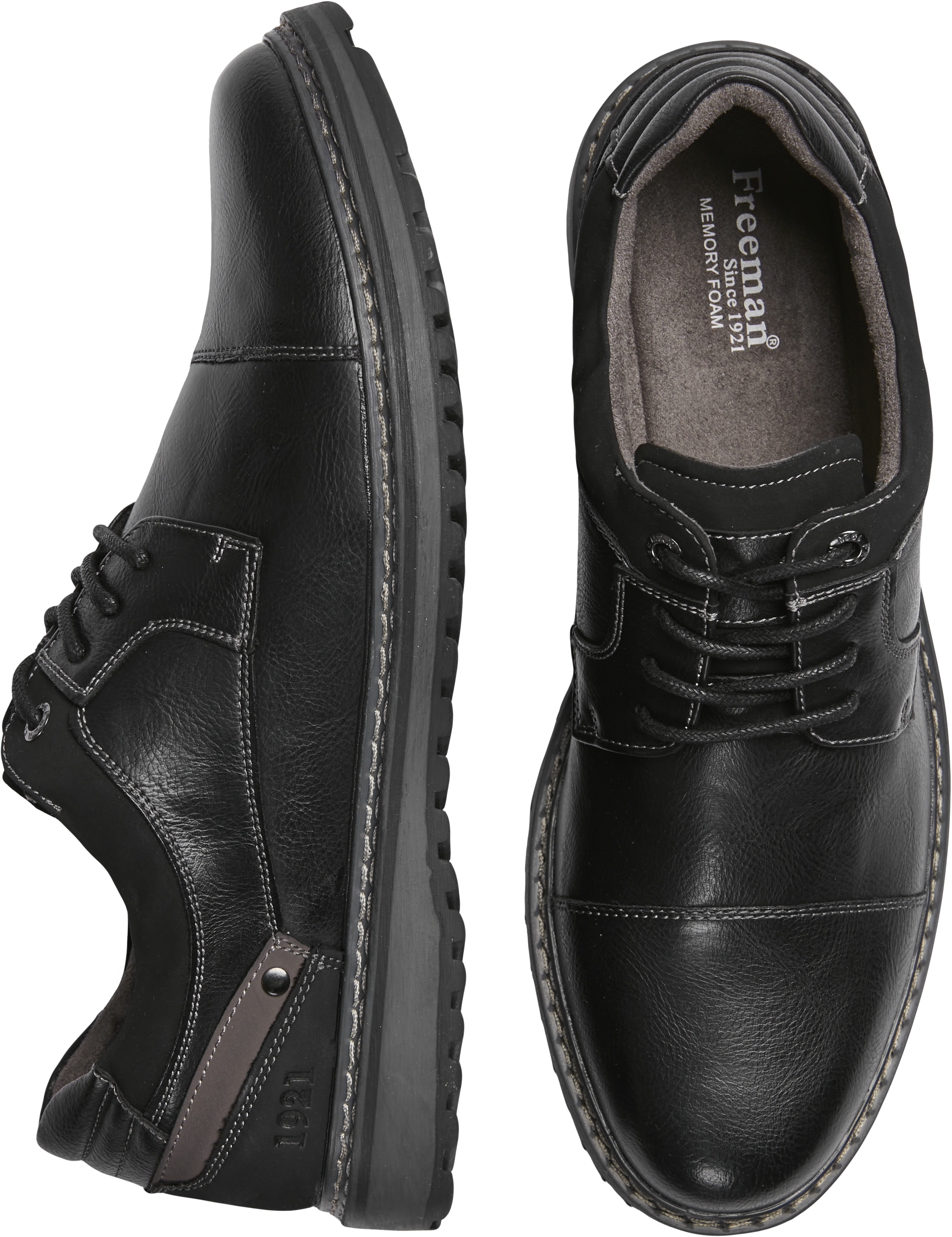 Jason Cap Toe Lace Up Oxfords