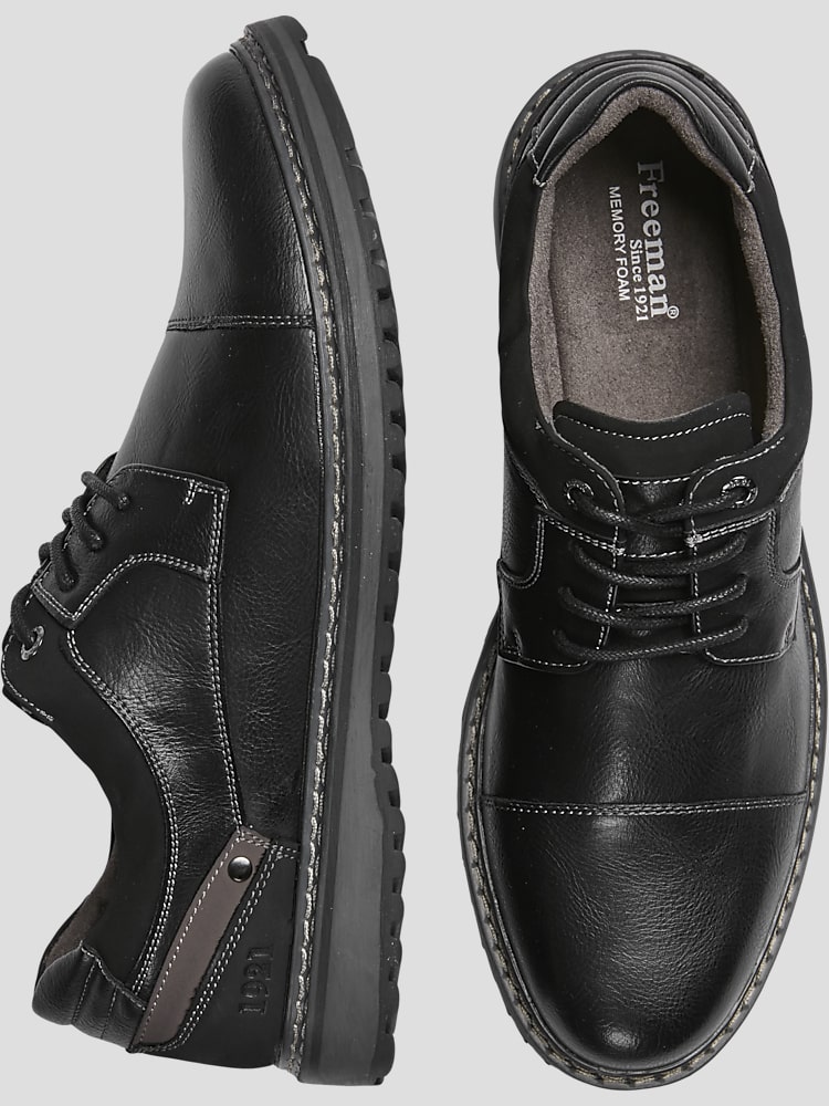 Cap toe lace up shoes clearance