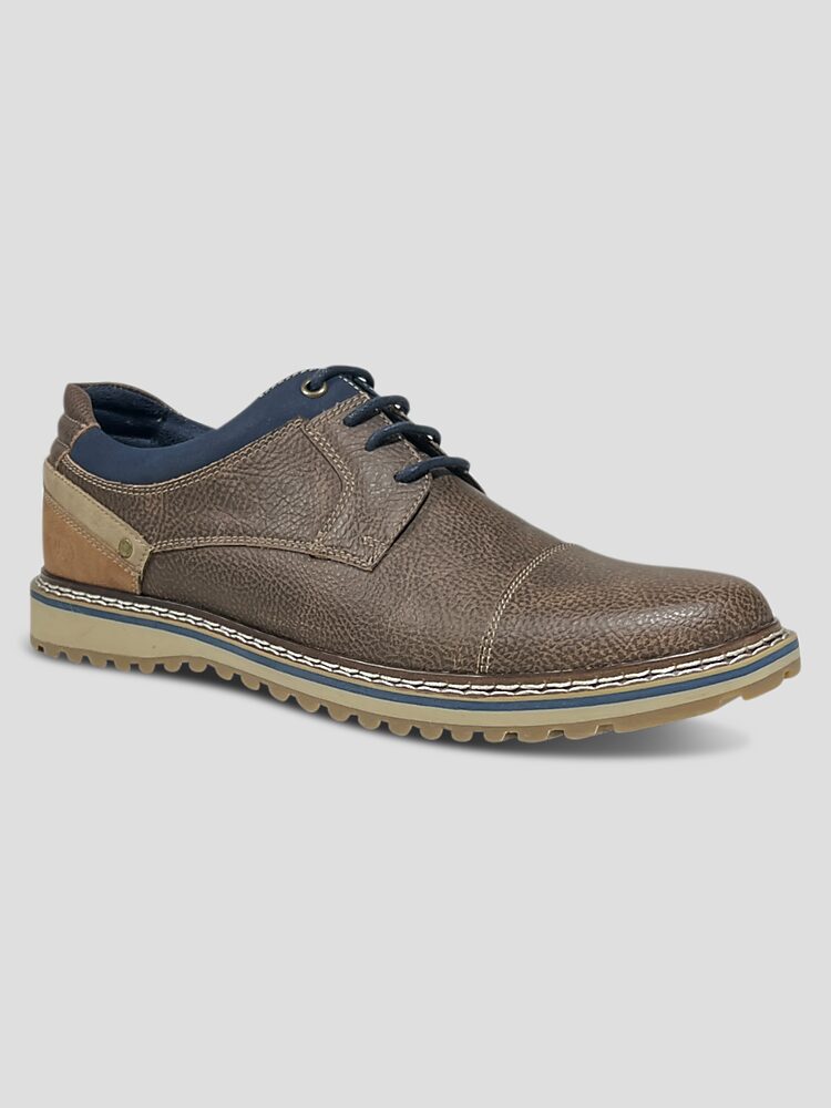 Freeman Jason Cap Toe Lace Up Oxfords, Brown | Casual Shoes  display picture 1