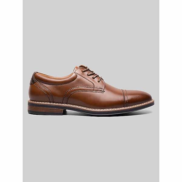 Nunn Bush Men's Centro Flex Cap Toe Oxfords Cognac - Size: 10.5 D-Width