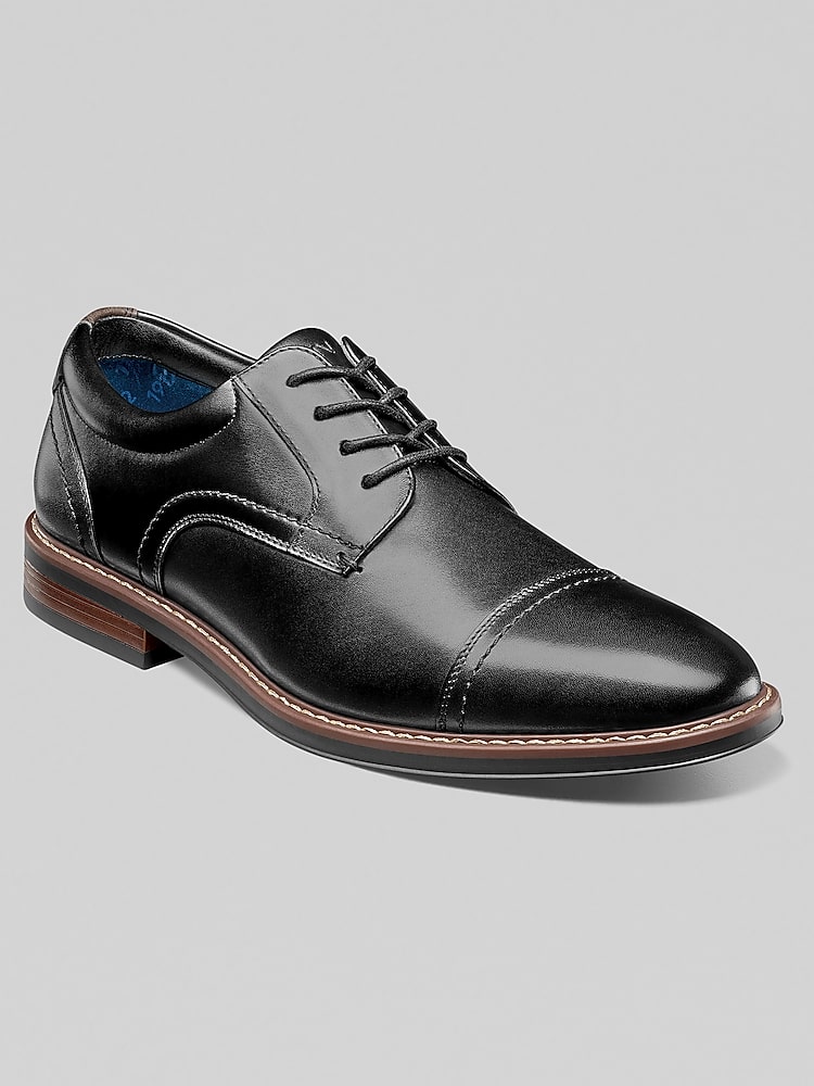 princess polly baby blue dress Nunn Bush By Florsheim Mens Stark Cap EEE Wide Leather Dress Shoes main image 1