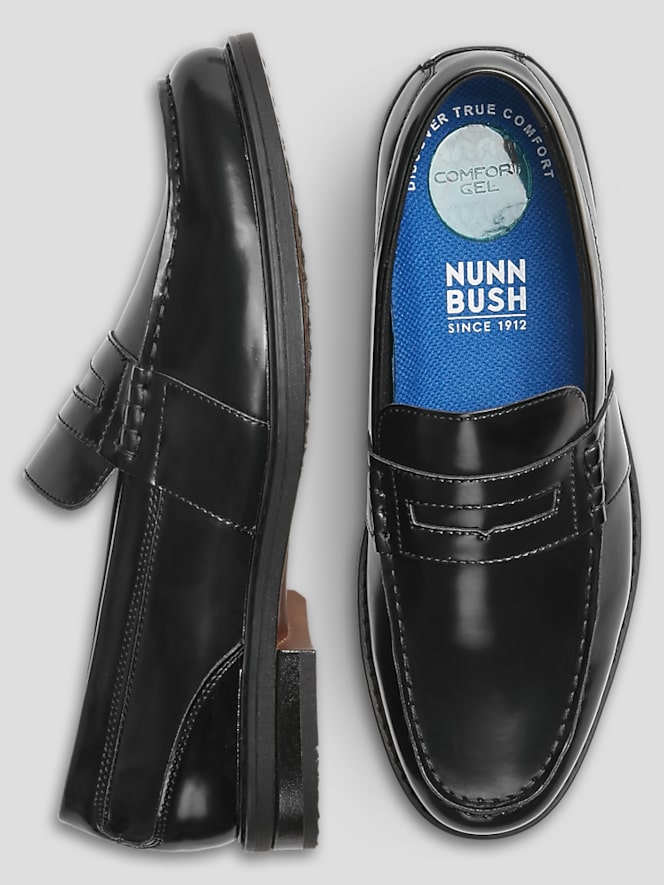 Nunn Bush Lincoln Leather Moc Toe Penny Loafers