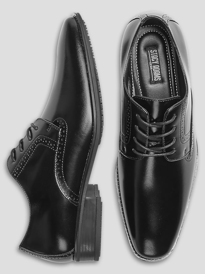 Stacy Adams Ardell Leather Plain Toe Oxfords