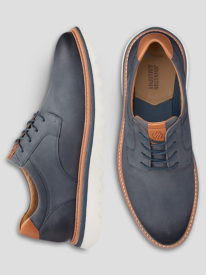 Johnston &Amp; Murphy Braydon Plain Toe Oxfords