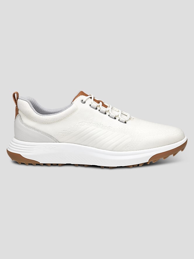 Johnston &Amp; Murphy Amherst Plain Toe U-Throat Golf Shoes