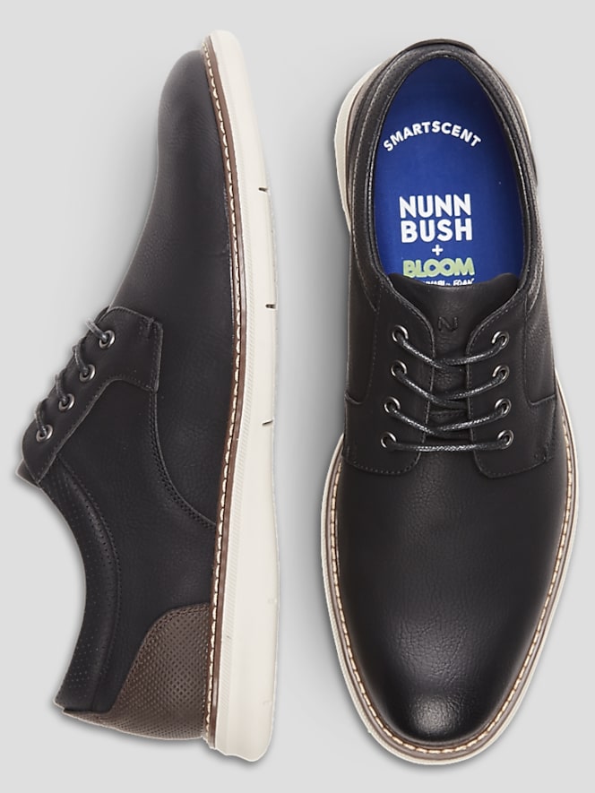 Nunn Bush Chase Plain Toe Oxfords, Black - Image 4 of 5