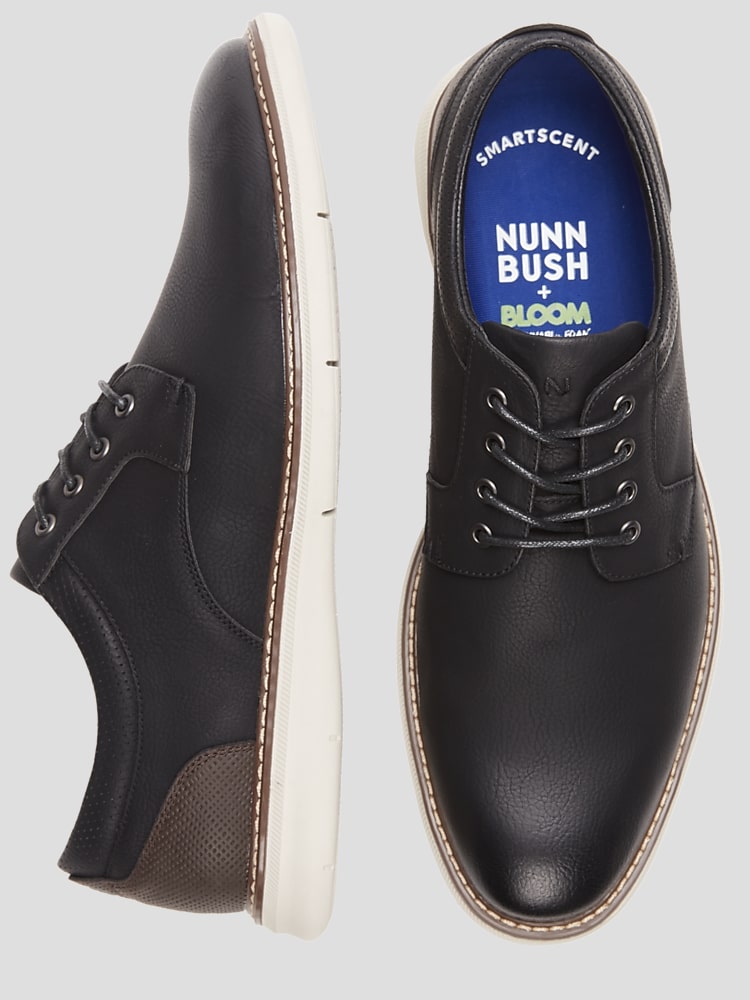 Nunn Bush Chase Plain Toe Oxfords Casual Shoes Men s Wearhouse