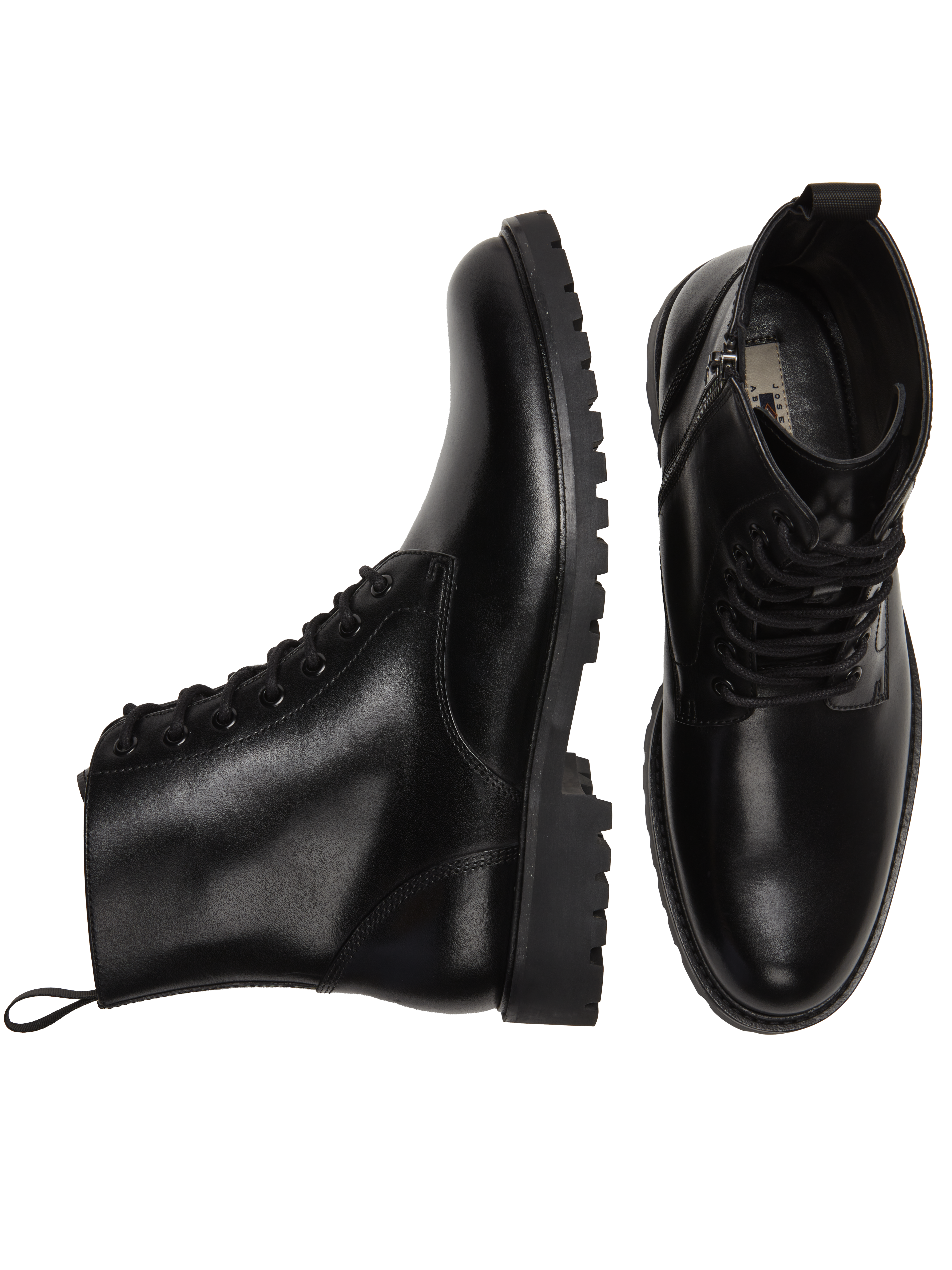 Joseph Abboud Plain Toe Lug Bottom Boots at Hamilton Place 