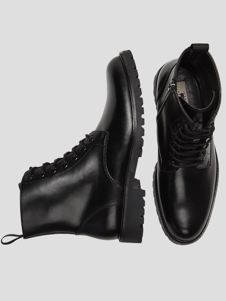 Joseph Abboud Plain Toe Lug Bottom Boots Boots Men s Wearhouse