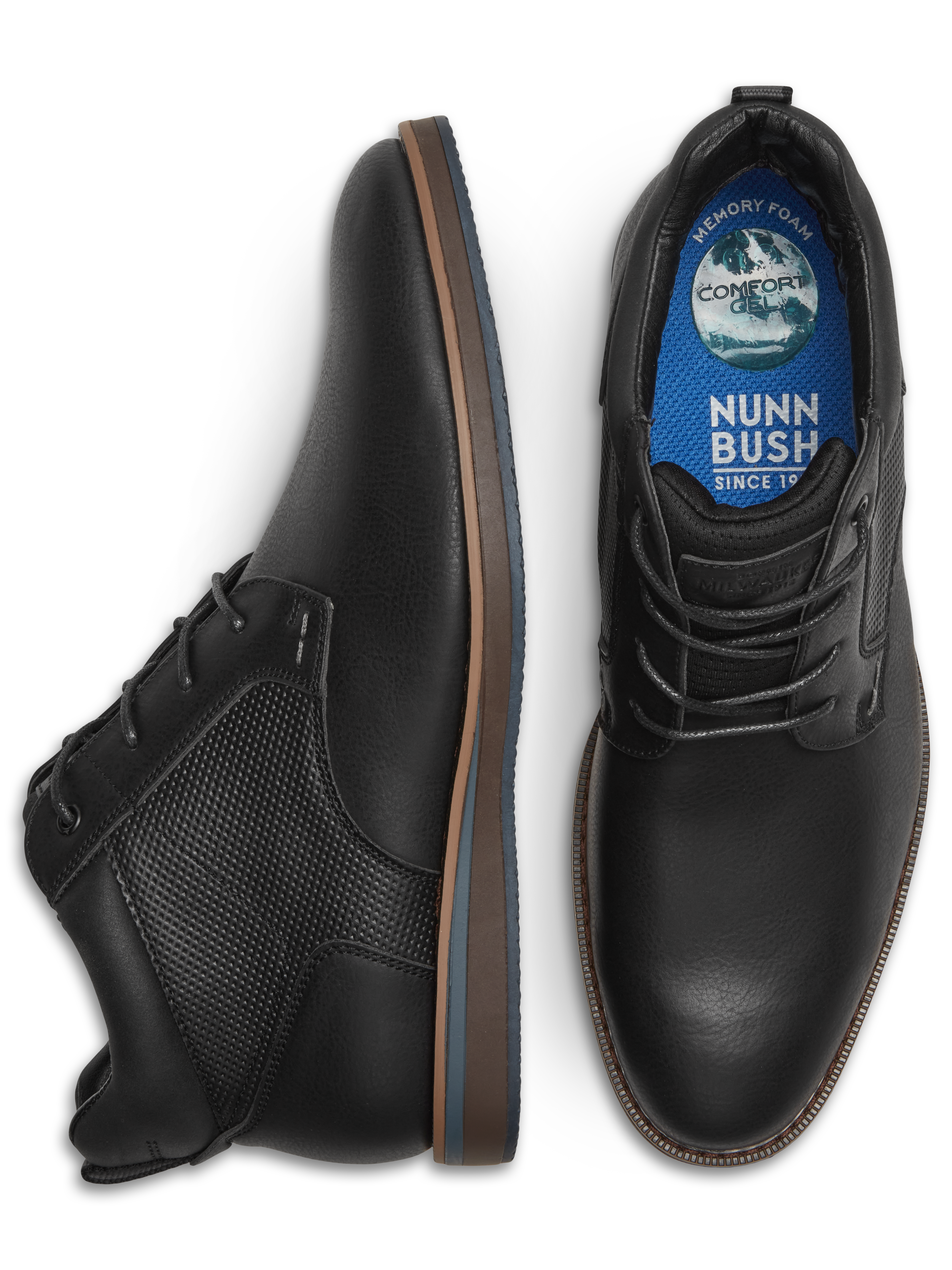 Circuit Plain Toe Lace-up Boots