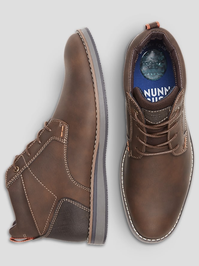 Nunn Bush Circuit Plain Toe Lace-up Boots