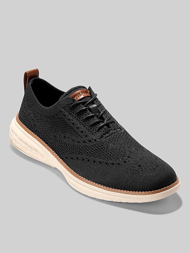 Cole Haan Grand Hurrion Stitchlite Knit Wingtip Oxfords