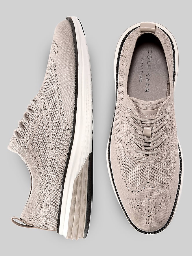 Cole Haan Grand Hurrion Stitchlite Knit Wingtip Oxfords