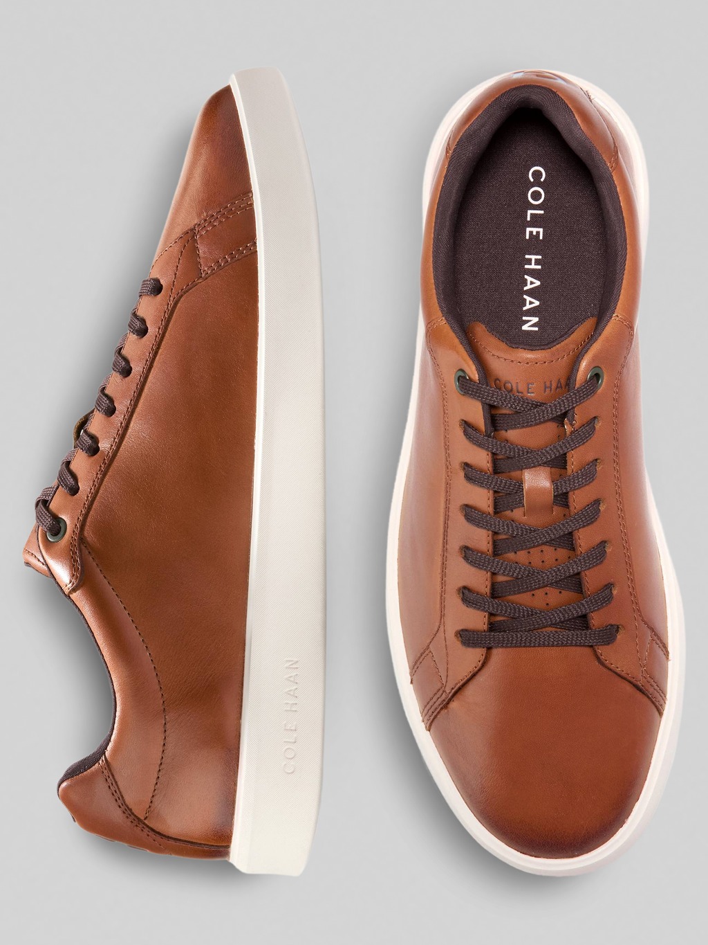 Cole Haan Grand Crosscourt Daily - Scarpe Donna Uomo In Pelle, Stringate, Tacco Piatto, Larghezza Media
