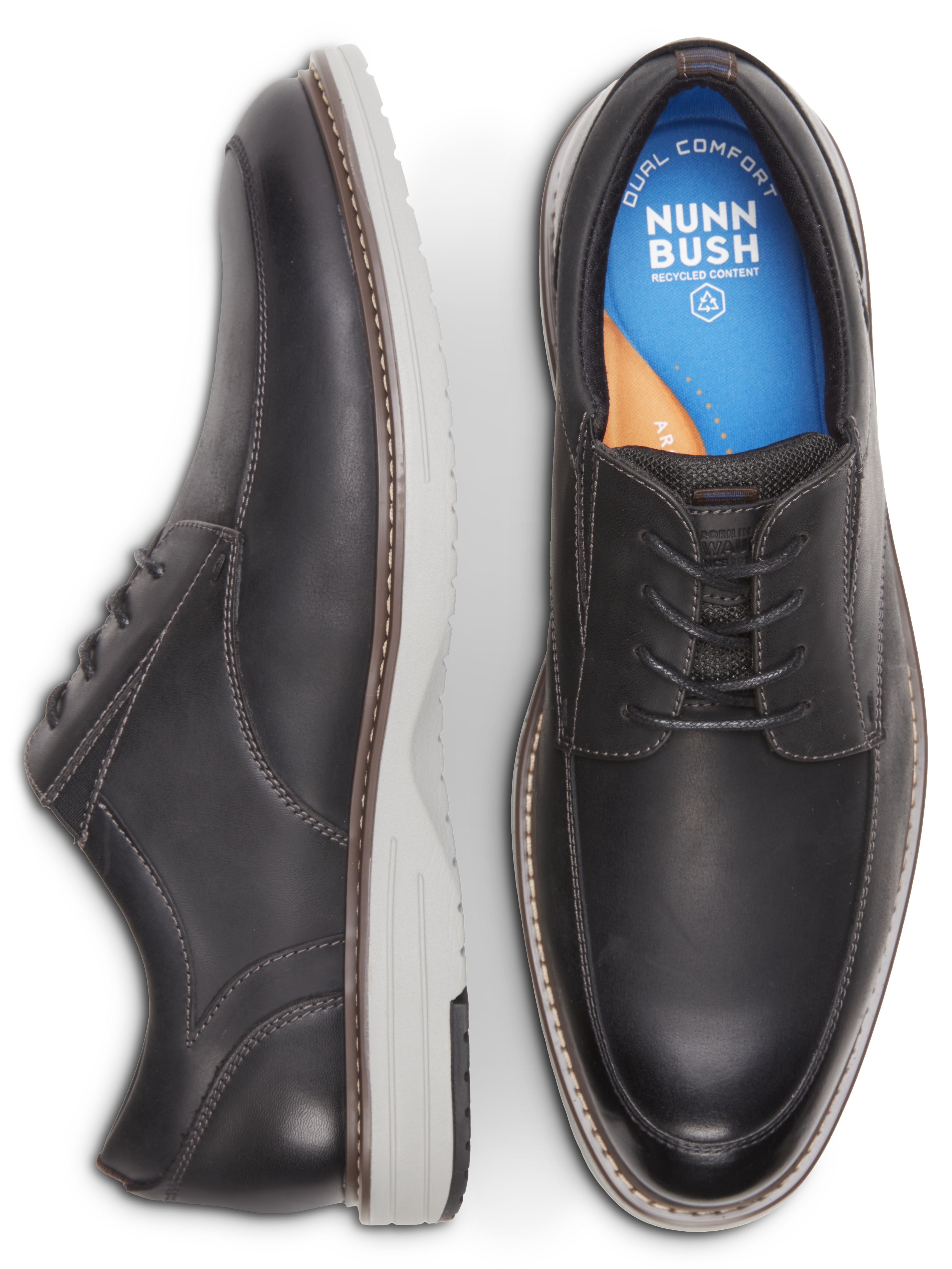 Griff Leather Moc Toe Oxfords