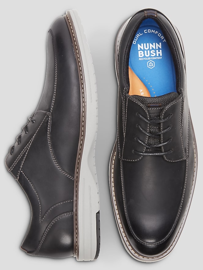 Nunn Bush Griff Leather Moc Toe Oxfords