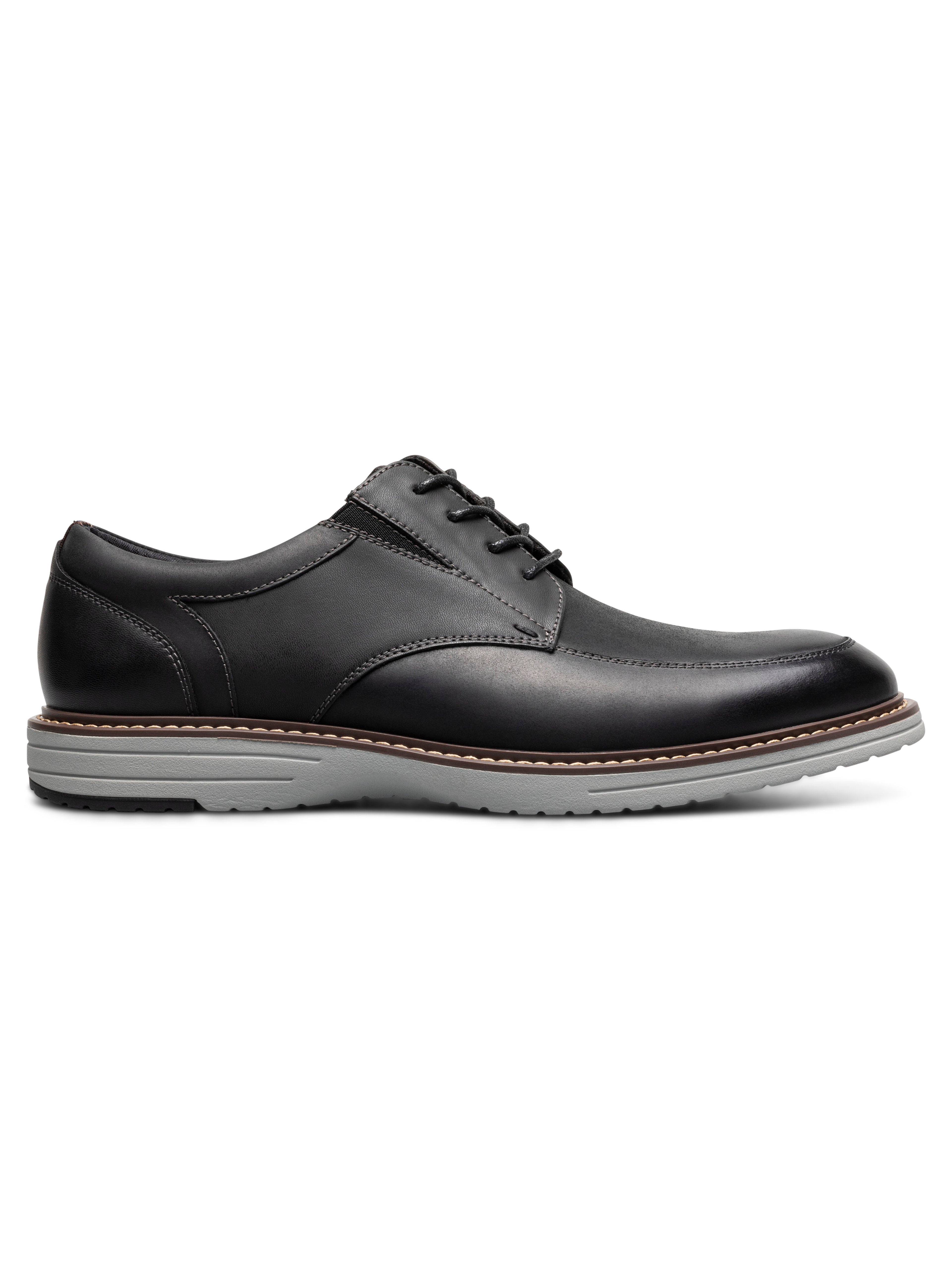 Griff Leather Moc Toe Oxfords