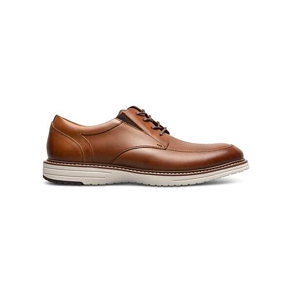 Nunn Bush Men's Griff Leather Moc Toe Oxfords Cognac - Size: 10 D-Width