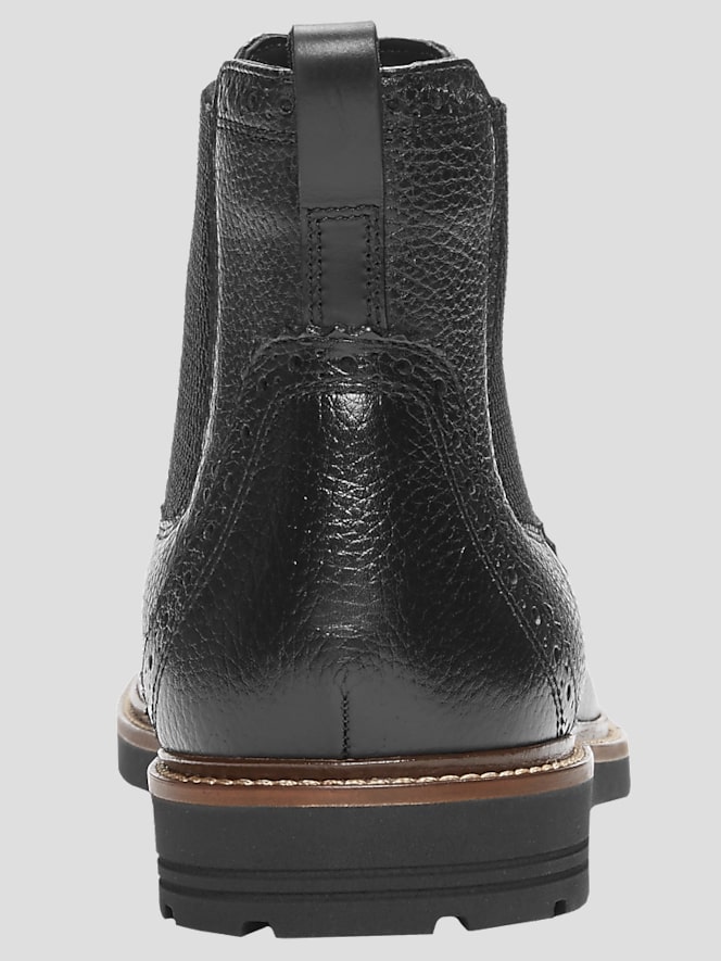 Nunn Bush Otis II Leather Plain Toe Chelsea Boots