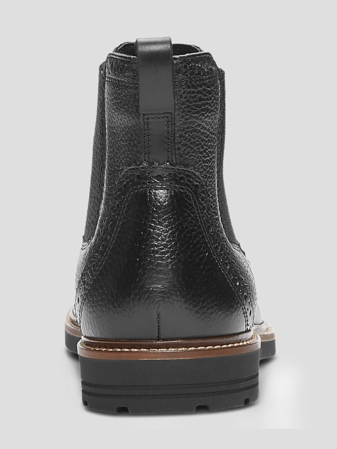 Nunn Bush Otis II Leather Plain Toe Chelsea Boots