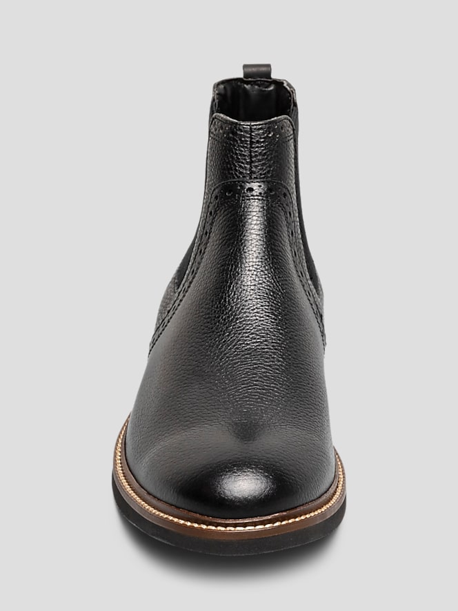 Nunn Bush Otis II Leather Plain Toe Chelsea Boots
