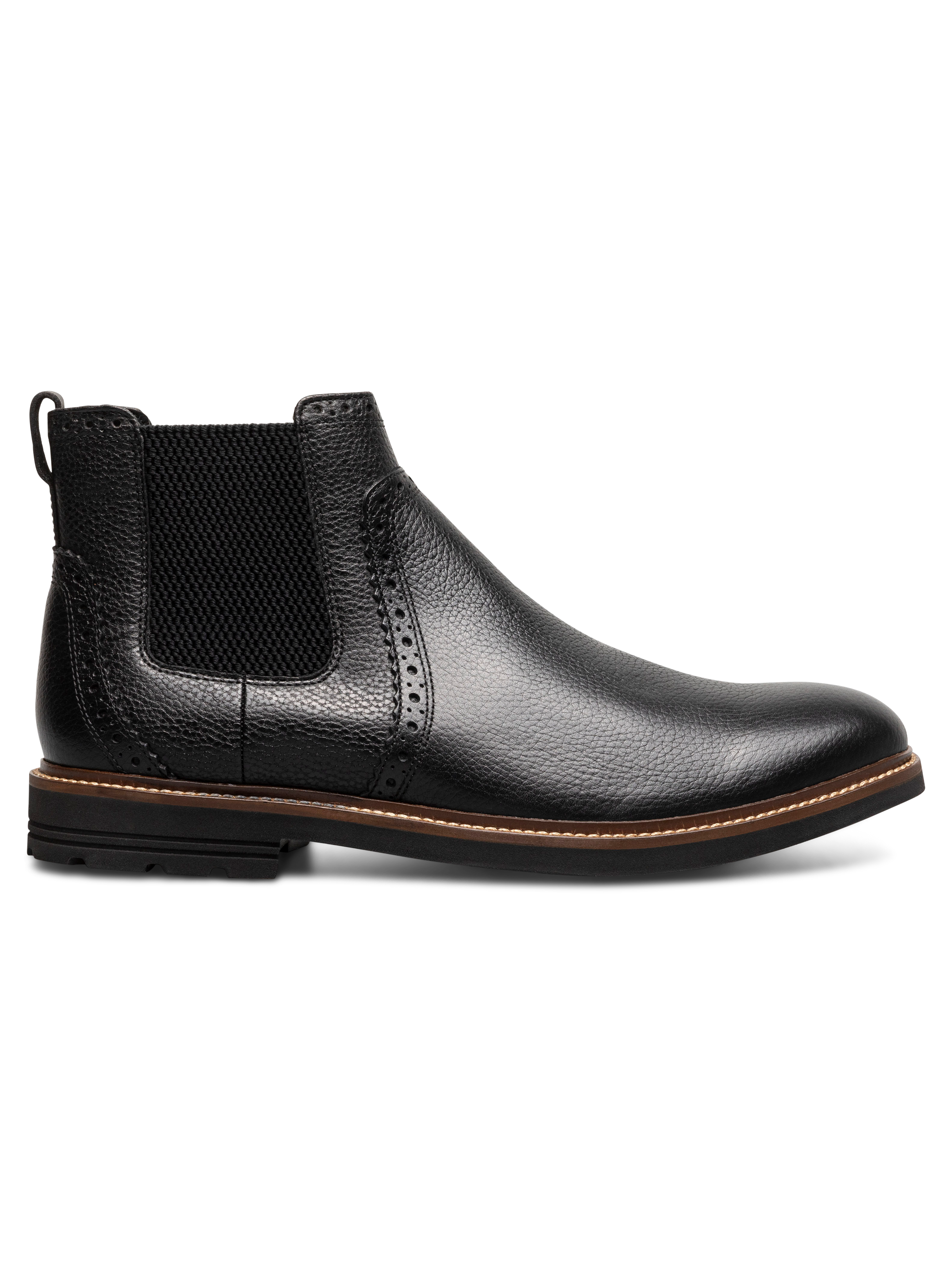 Otis II Leather Plain Toe Chelsea Boots