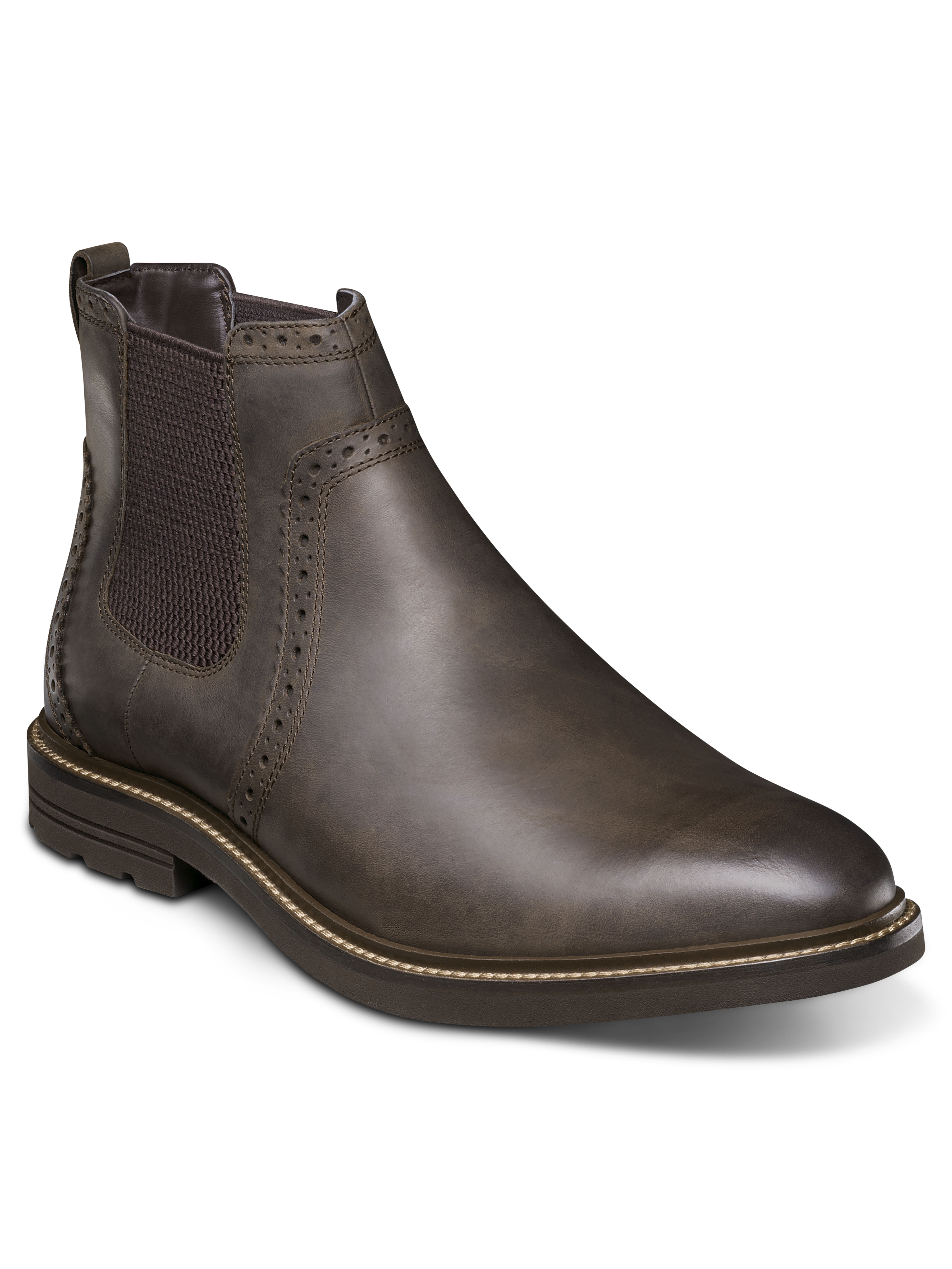 Otis II Leather Plain Toe Chelsea Boots