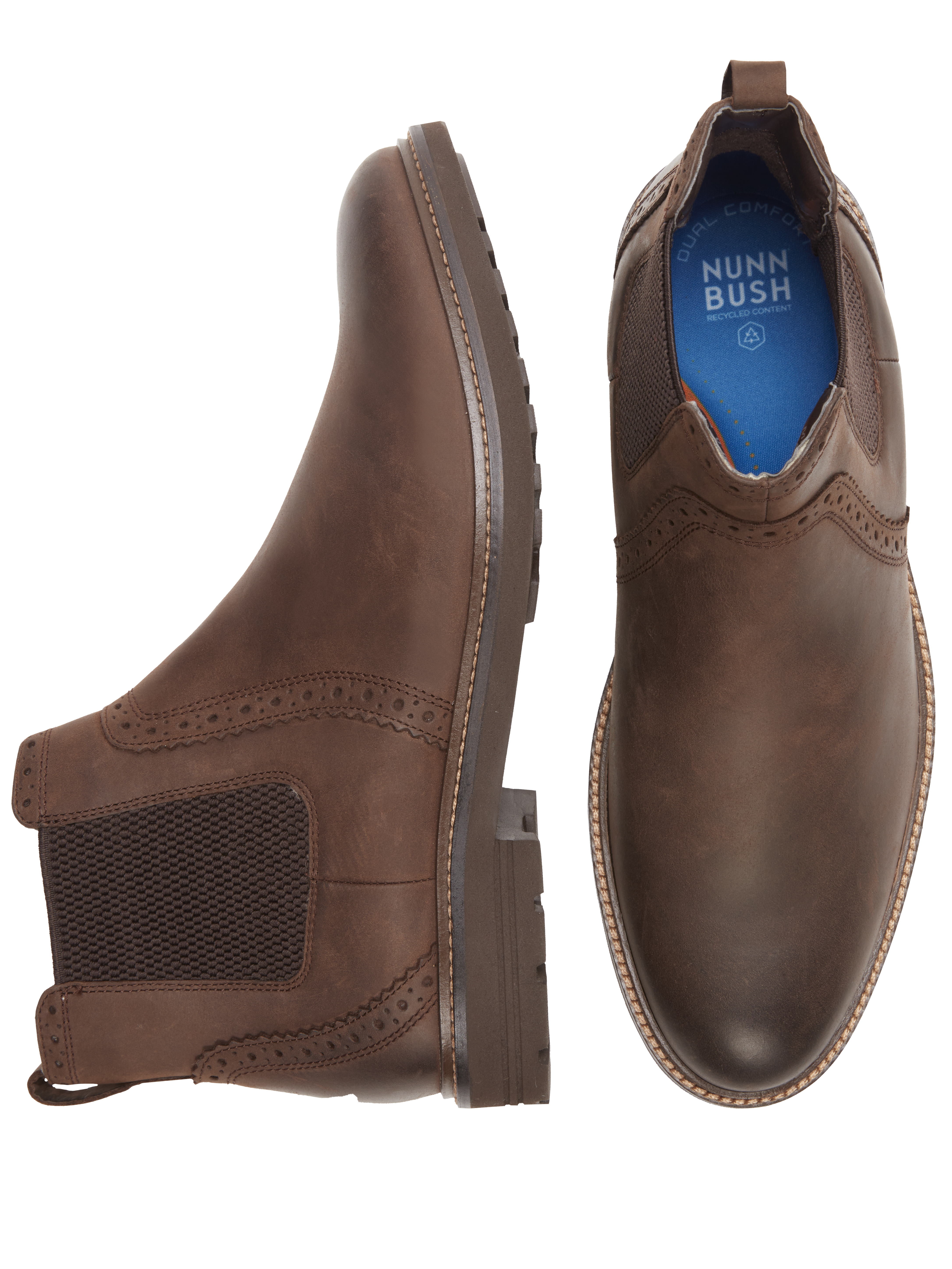 Nunn Bush Otis II Plain Toe Chelsea Boots Boots Men s Wearhouse