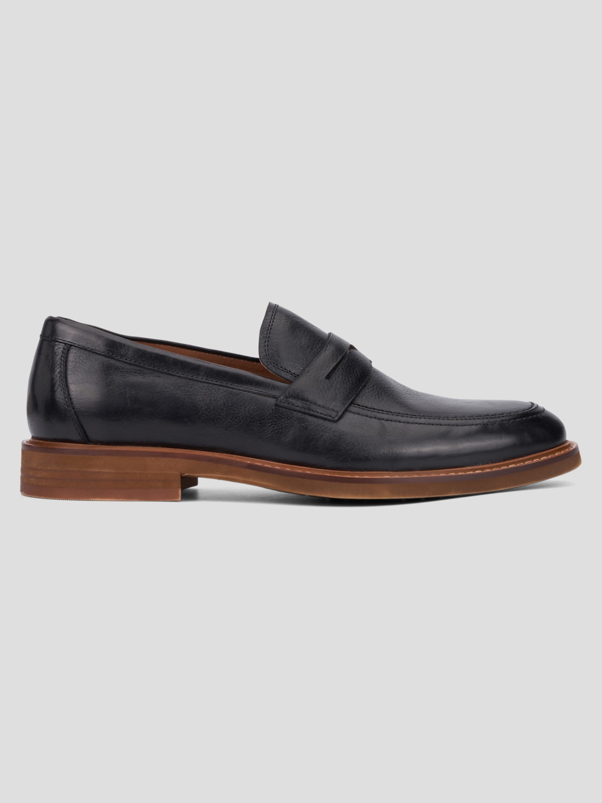 Vintage Foundry Bradford Leather Penny Loafers, Black - Size 