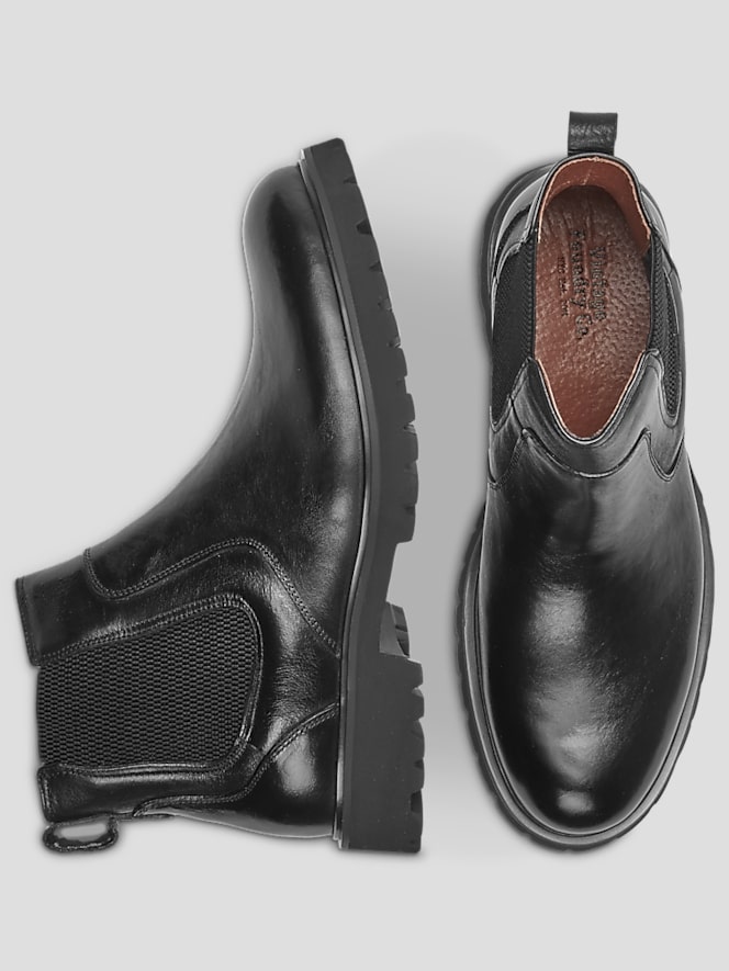 Vintage Foundry Charles Leather Pull-on Chelsea Boots