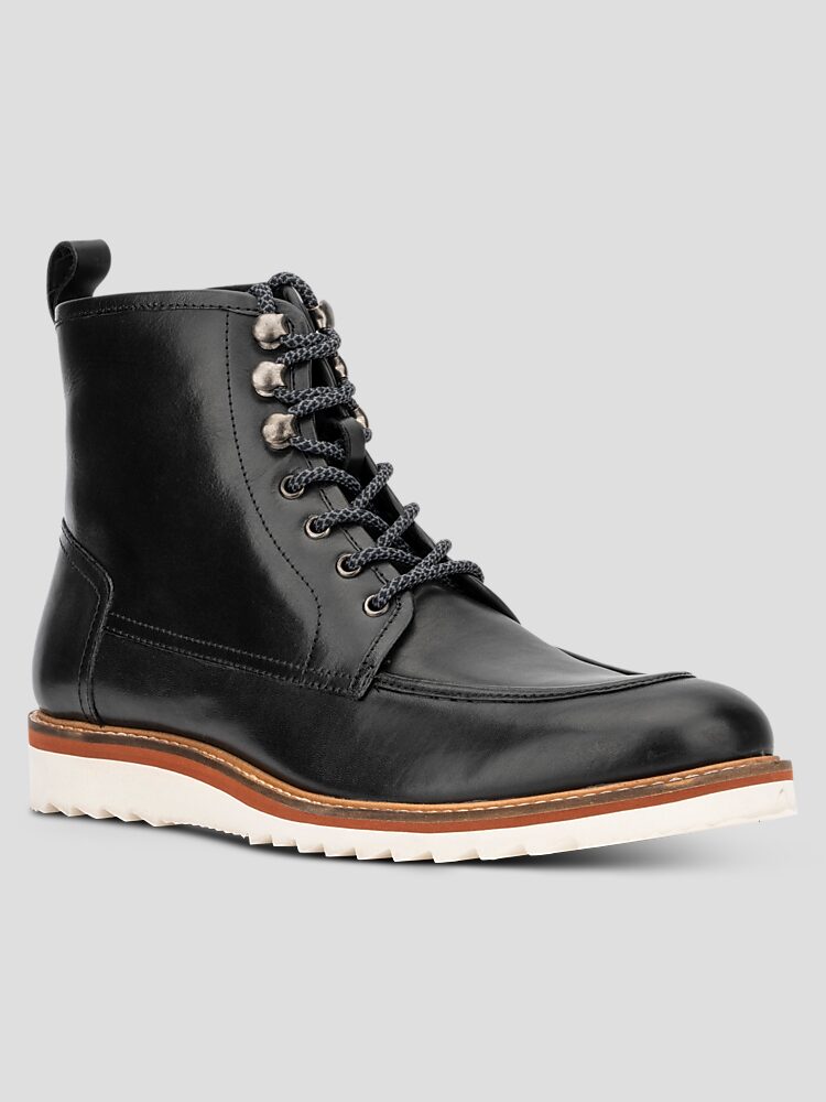 Vintage Foundry Co. Men Boots Color Black Size 10.5 Leather Leatherboots Size 10 Men Boots Vintage Foundry Co Black Leather Boots | eBay main image 3