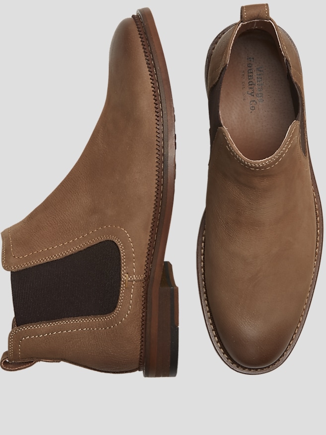 Clarks hinman suede chelsea boots discount