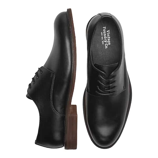 Vintage Foundry Men's Richmond Leather Oxfords Black - Size: 10.5 D-Width TMW42UL05402