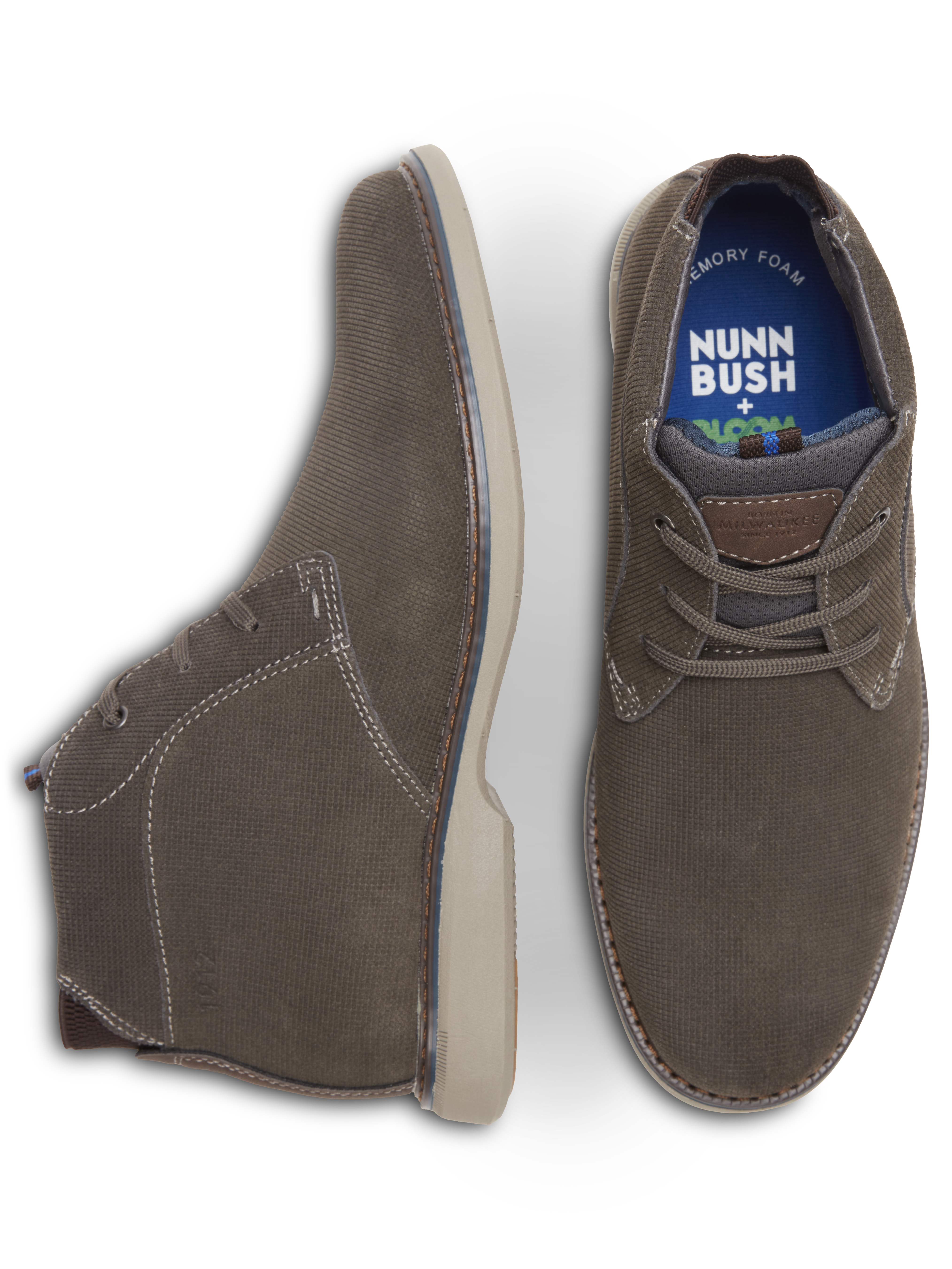 Otto Suede Lace-up Plain Toe Chukka Boots