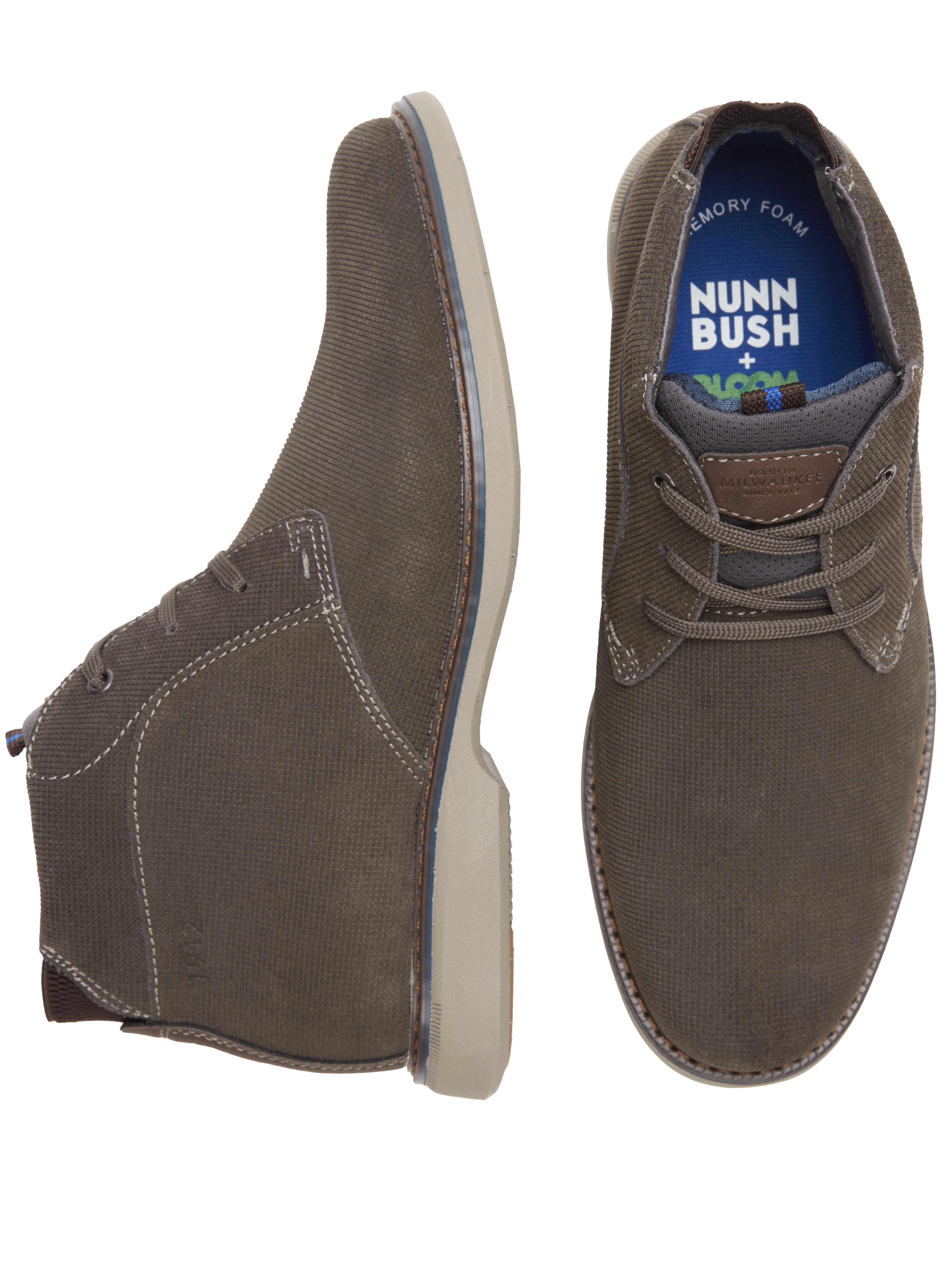 Otto Suede Lace-up Plain Toe Chukka Boots