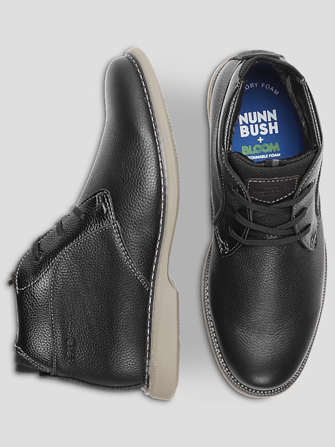 Nunn Bush Otto Leather Lace-up Plain Toe Chukka Boots