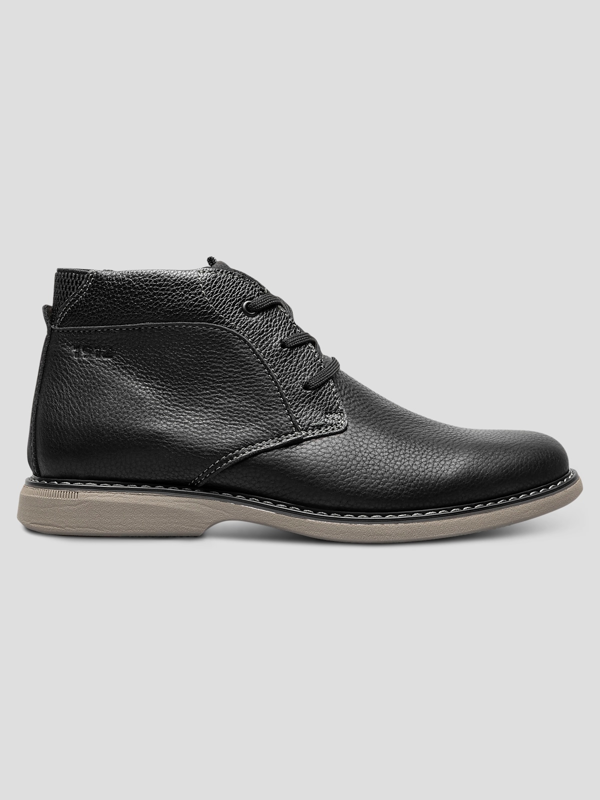 Nunn Bush Otto Leather Lace-up Plain Toe Chukka Boots, Black  display picture 2