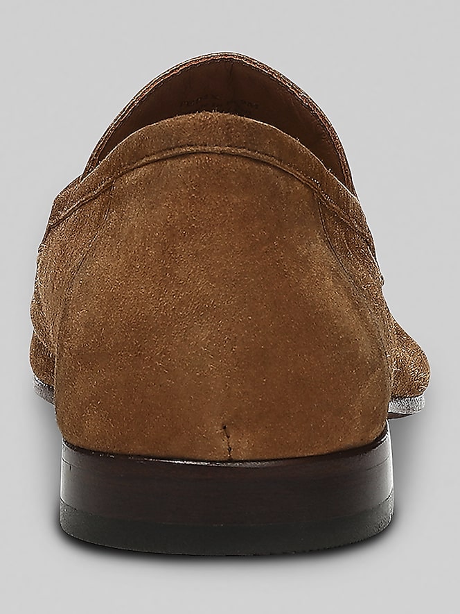 Donald Pliner Ted Suede Moc Toe Bit Loafers