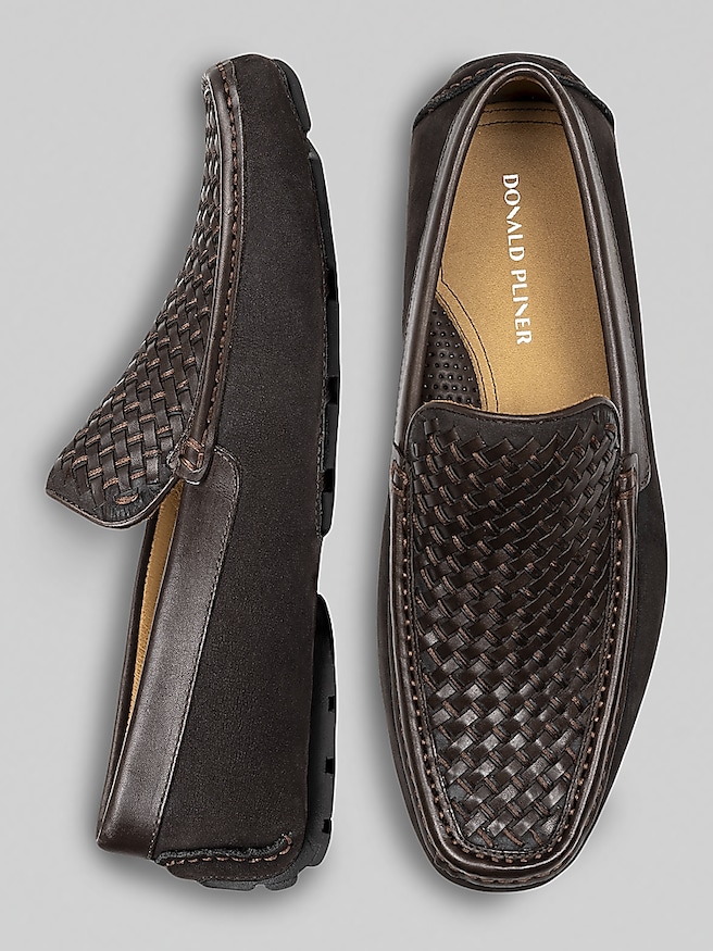 Donald Pliner Men's Damiano Moc Toe Loafers , Brown